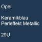 Preview: Opel, Keramikblau Perleffekt Metallic, 29U.